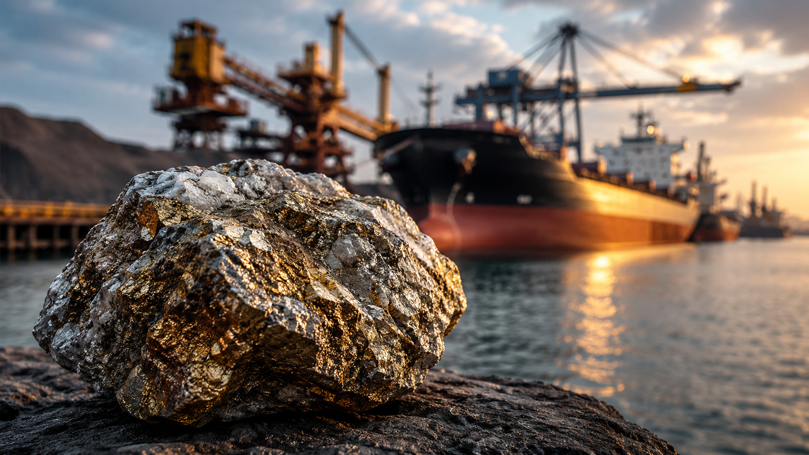 Operación comercial de minerales con alcance internacional